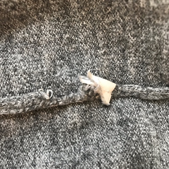 Hollister V-Neck Sweater - Mens L - Heather Gray - EUC - Picture 5 of 5